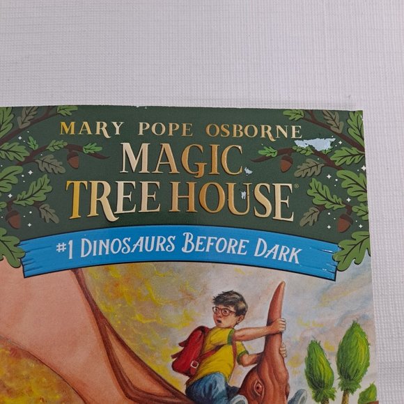 Magic Tree House Book Mary Pope Osborne Author Awesome Dinosaur Paperback - Picture 3 of 4
